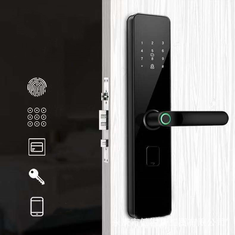 Unlock Fingerprint Lock, Smart Door Lock, Semi-automatic Fingerprint Lock, - Image 2